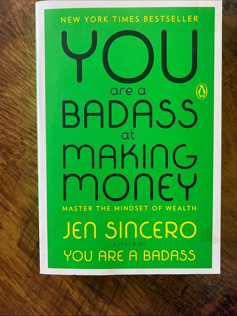 You Are a Badass at Making Money by Jen Sincero - Bright Green Cover
